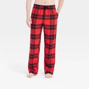 Goodfellow & Co Red and Black Plaid Lounge Pants size large